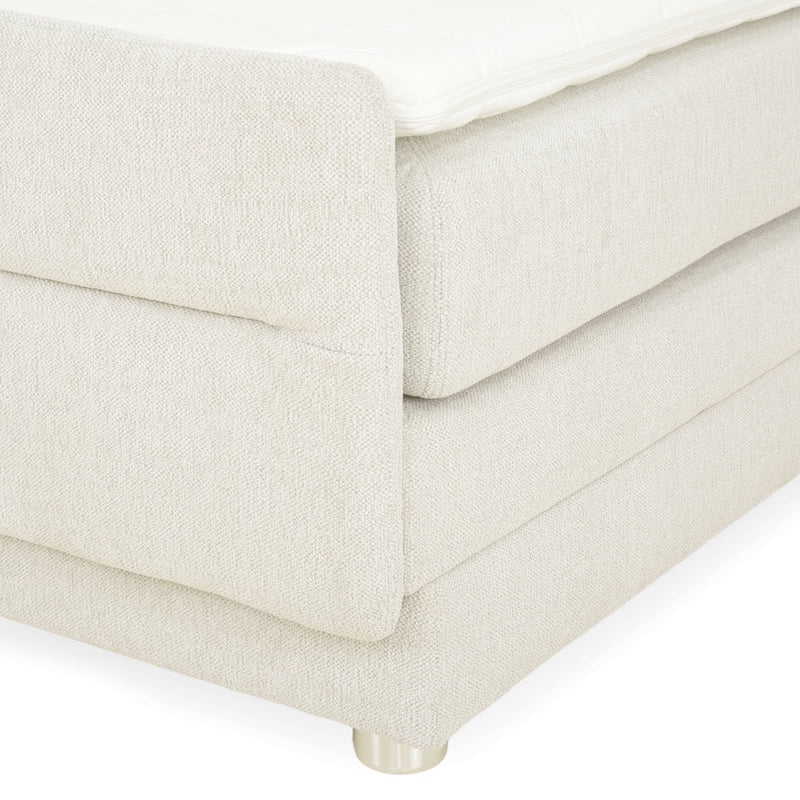 RAYONG Pat tapițat electric, saltea inclusă,100x200cm