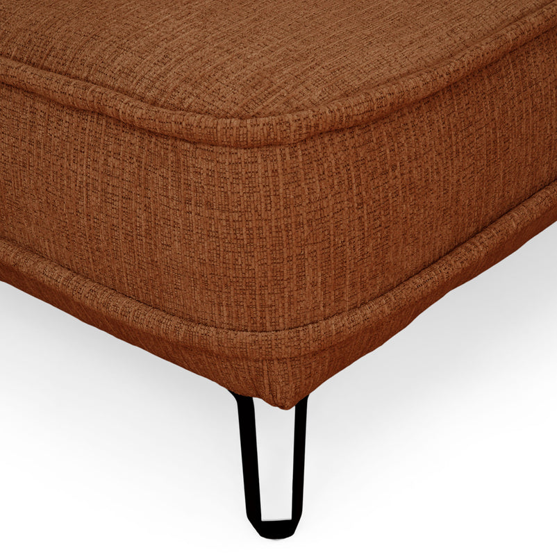 CHOLET Colțar extensibil, șezlong stânga/dreapta, ladă depozitare, stofă