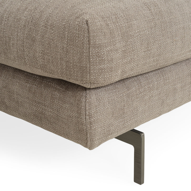 MISTERY Colțar șezlong stânga/dreapta cu mecanism manual spătar și brațe, stofă