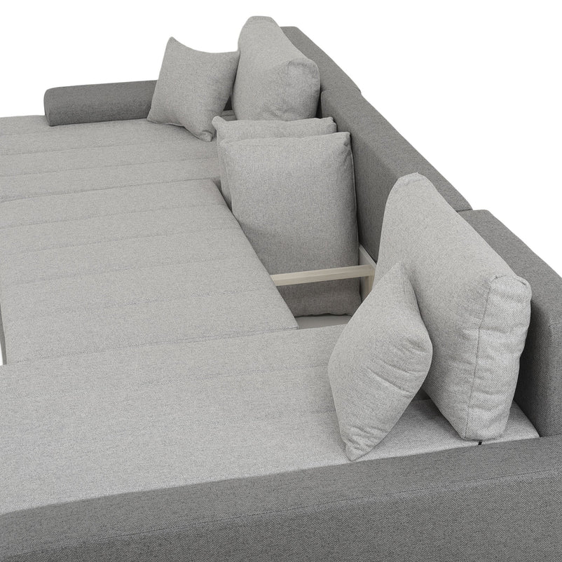 AURA Ansamblu colț extensibil stânga/dreapta, stofă