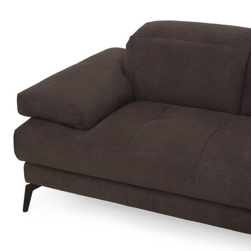 GARNER Colțar, șezlong dreapta, spătar și mecanism tetiere, stofă