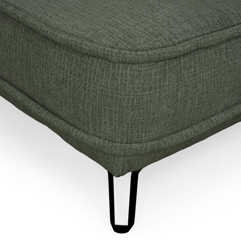 CHOLET Colțar extensibil, șezlong stânga/dreapta, ladă depozitare, stofă