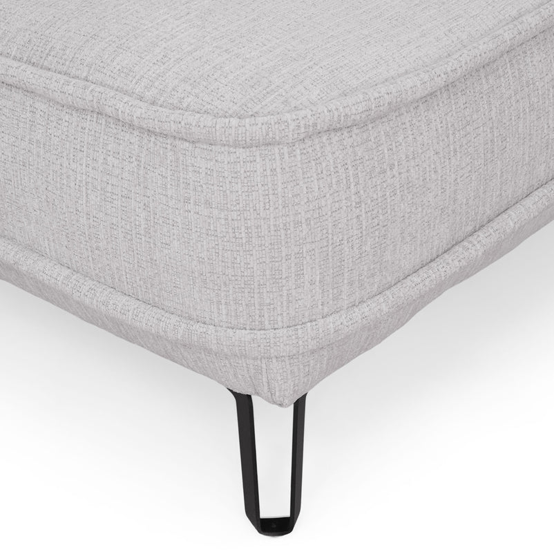 CHOLET Colțar extensibil, șezlong stânga/dreapta, ladă depozitare, stofă