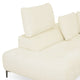 KARSTON Colțar cu șezlong stânga/dreapta, recliner electric, stofă