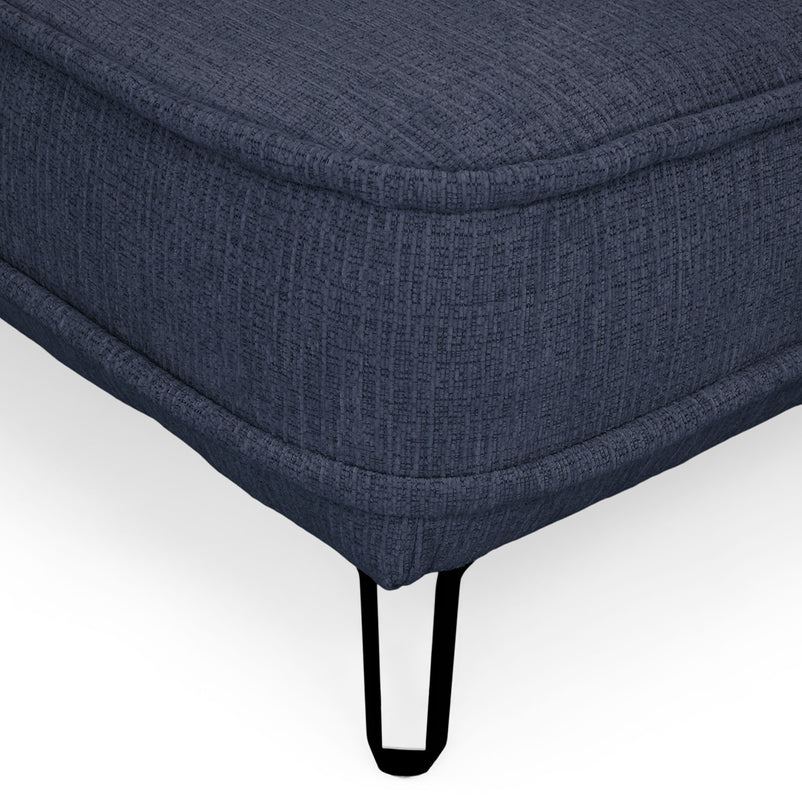 CHOLET Colțar extensibil, șezlong stânga/dreapta, ladă depozitare, stofă