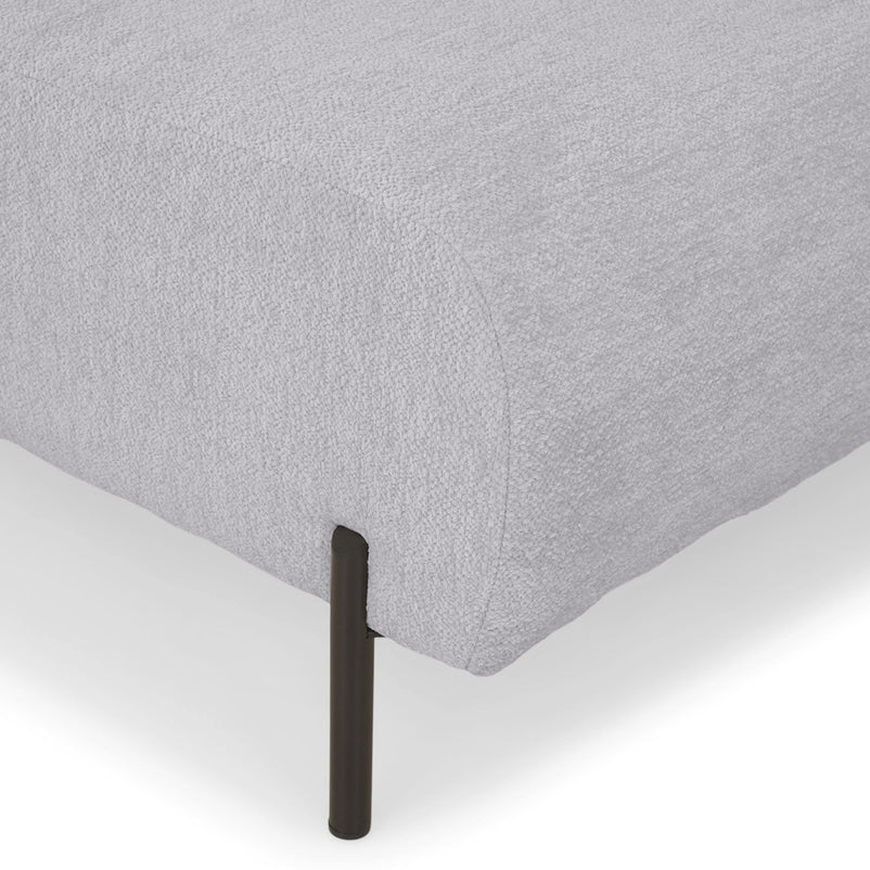 GRIGNY Colțar extensibil, șezlong stânga, ladă depozitare, stofă