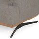ODENSE Canapea 2 locuri, 2 perne decorative și consolă incluse, stofă
