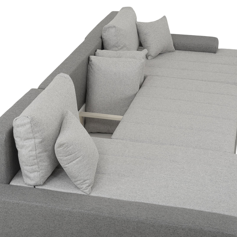 AURA Ansamblu colț extensibil stânga/dreapta, stofă