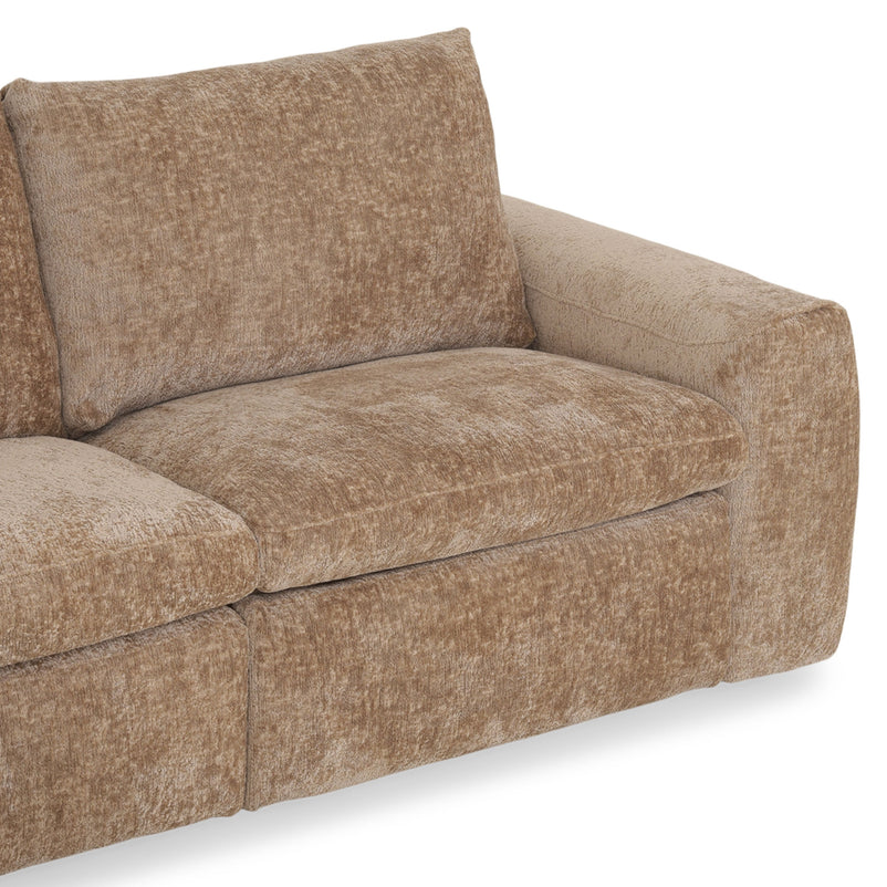 NEW JERSEY Colțar cu șezlong electric stânga/dreapta, 1 recliner electric, mecanism tetieră, USB, stofă