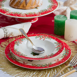 MAGIC CHRISTMAS Farfurie supă, porțelan, D.22cm