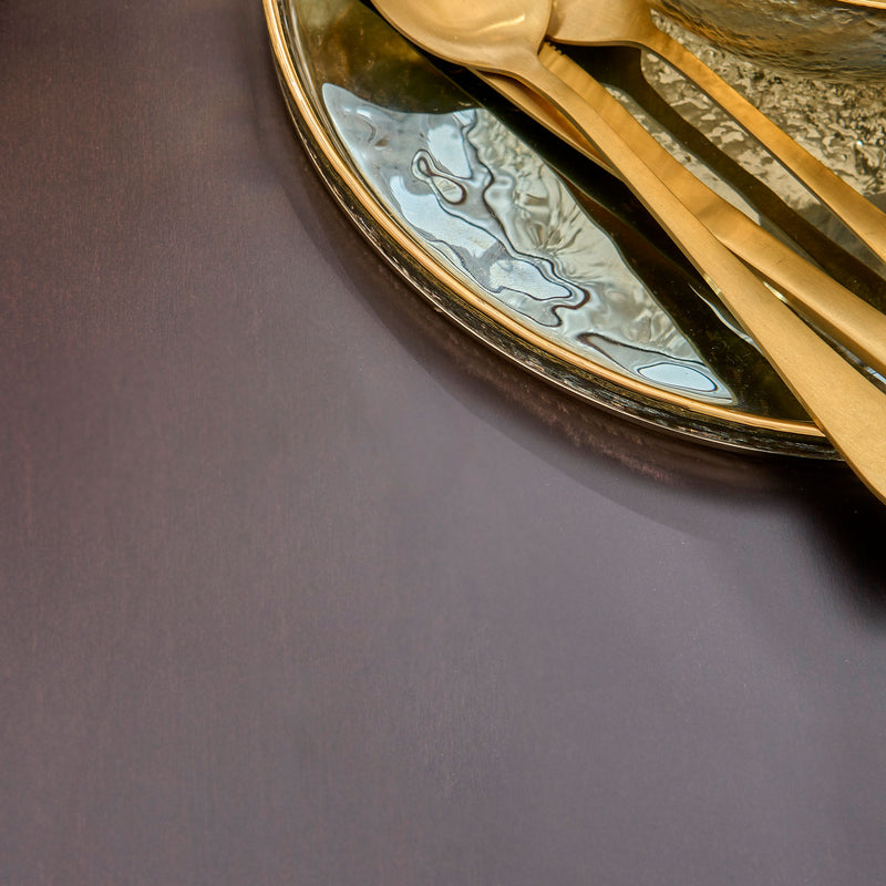 CHOCOLATE Masă rotundă extensibilă cu picior