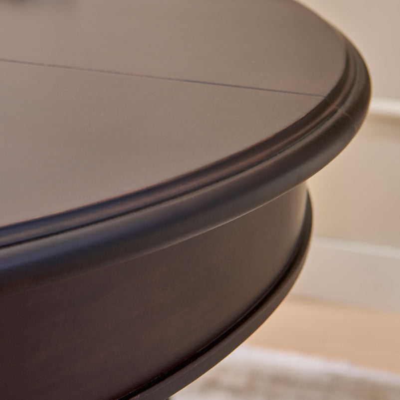 CHOCOLATE Masă rotundă extensibilă cu picior