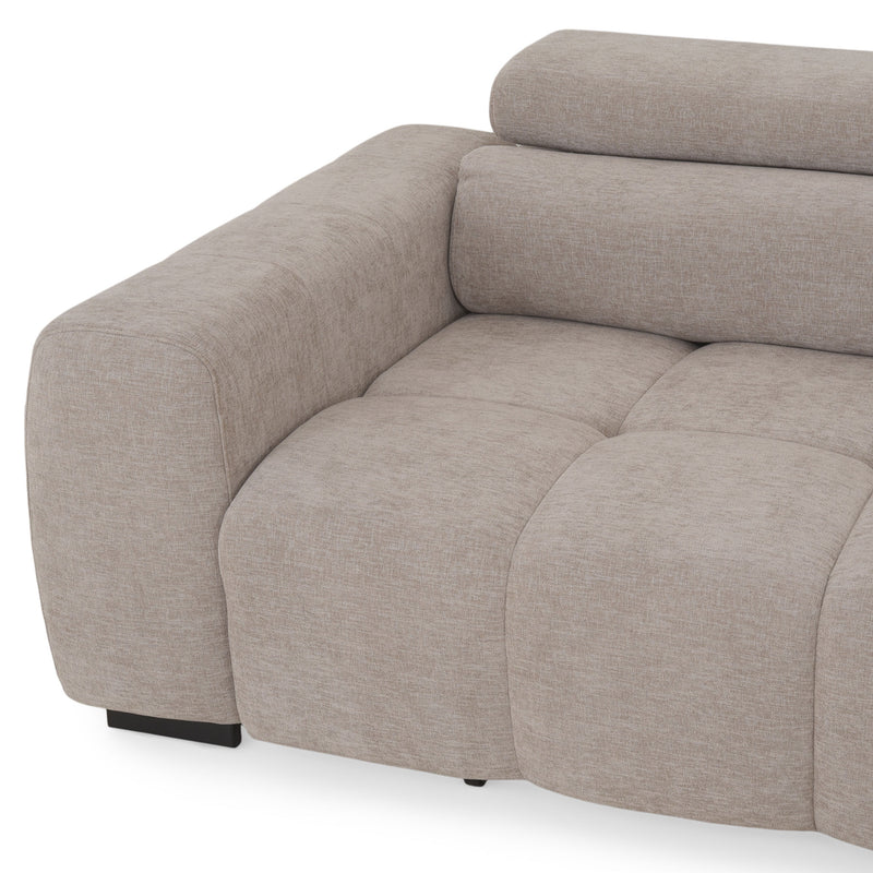 FILLIPAColțar extensibil, șezlong stânga/dreapta, stofă