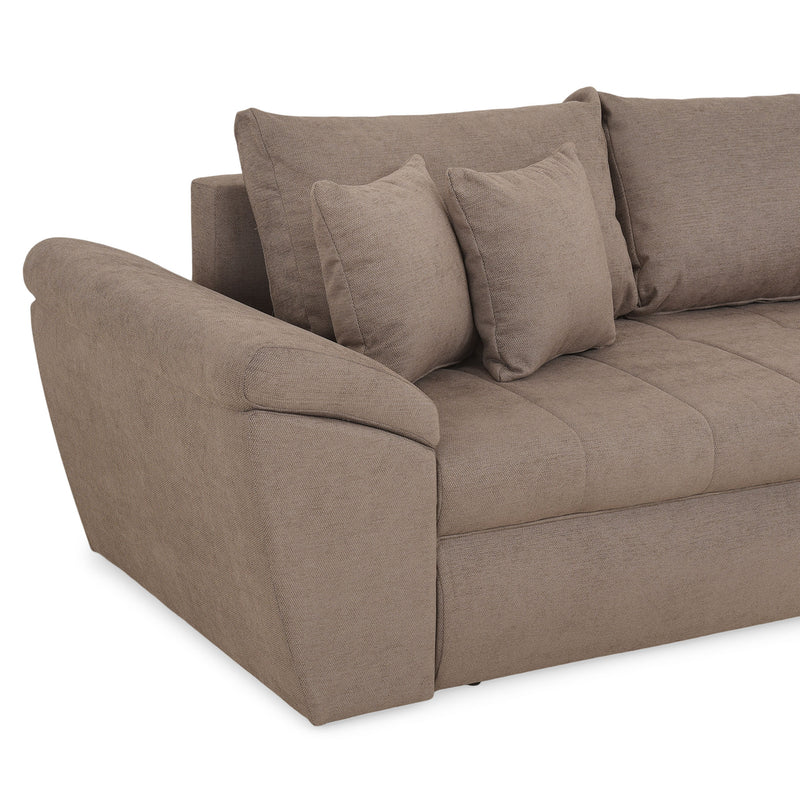 ESCAPE Colțar extensibil cu șezlong stânga/dreapta, stofă