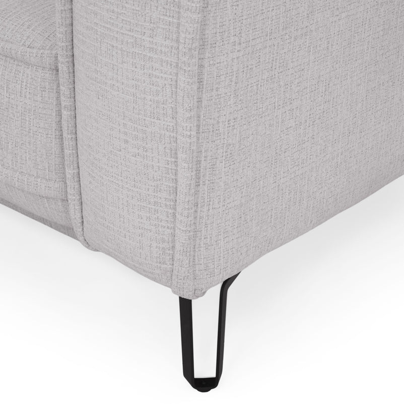 CHOLET Colțar extensibil, șezlong stânga/dreapta, ladă depozitare, stofă