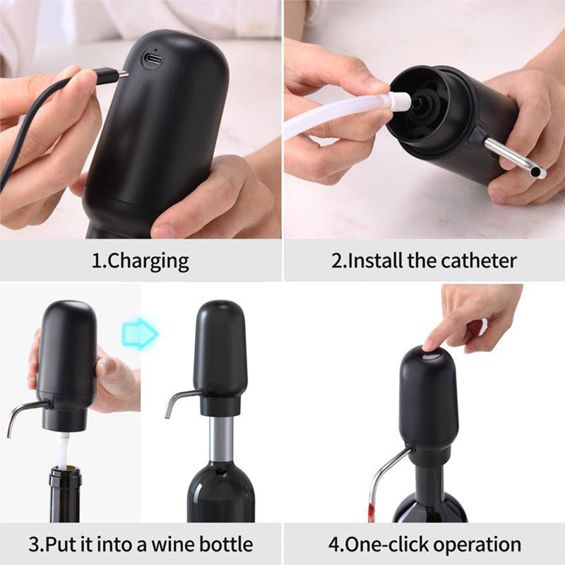 WINE Set tirbușon electric cu accesorii