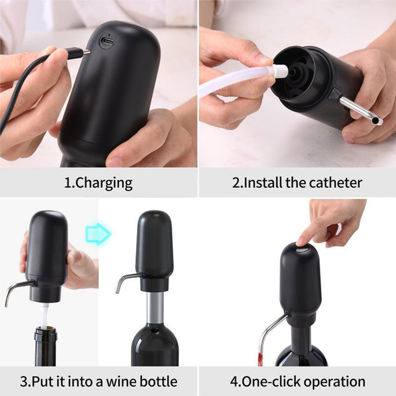 WINE Set tirbușon electric cu accesorii