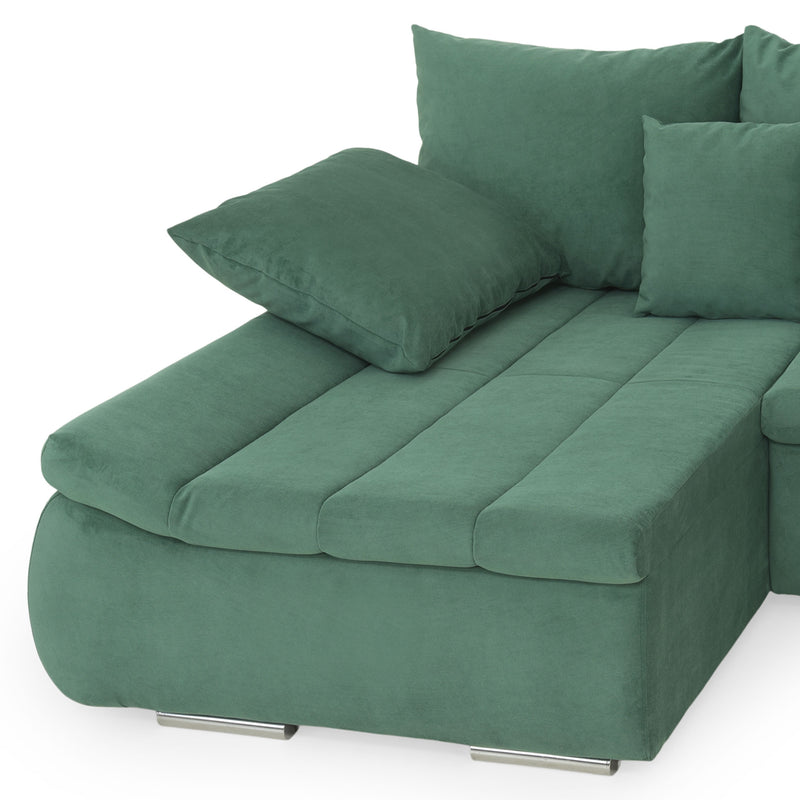 MINIDIAZ Canapea extensibilă, șezlong stânga/dreapta, stofă