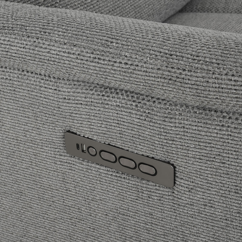 BARTON Fotoliu cu recliner electric, stofă