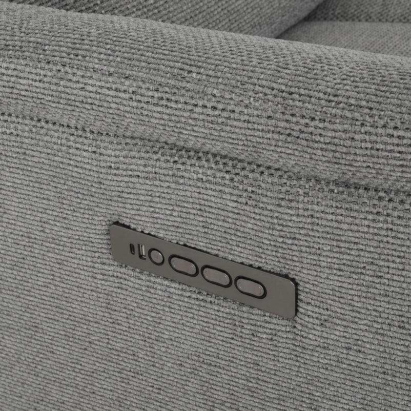 BARTON Fotoliu cu recliner electric, stofă