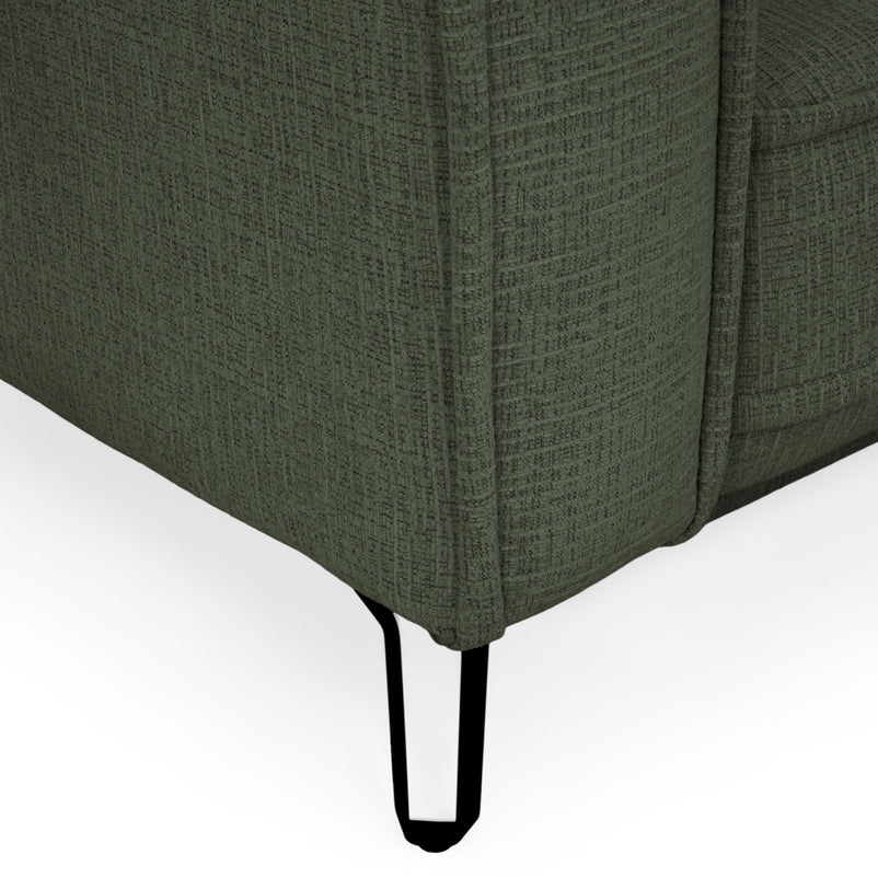 CHOLET Colțar extensibil, șezlong stânga/dreapta, ladă depozitare, stofă