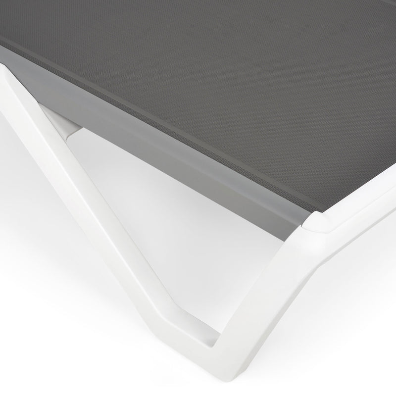 YATI Set mobilier terasă/grădină, 2 șezlonguri și măsuță