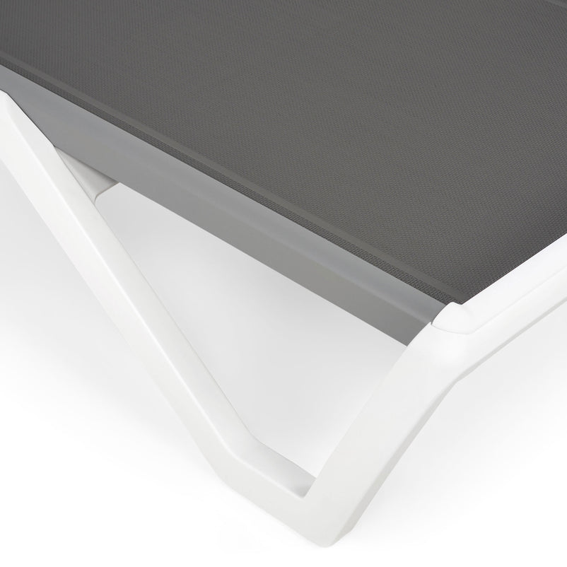 YATI Set mobilier terasă/grădină, 2 șezlonguri și măsuță