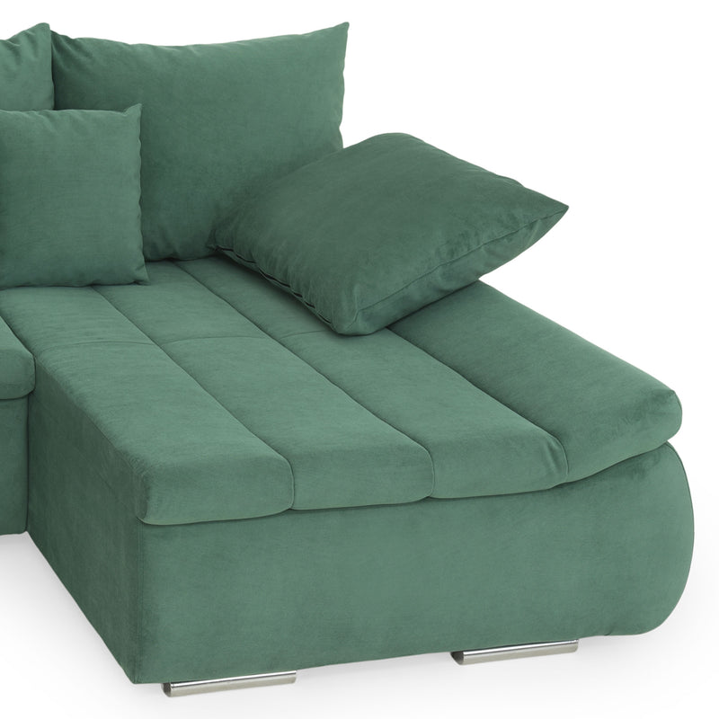 MINIDIAZ Canapea extensibilă, șezlong stânga/dreapta, stofă