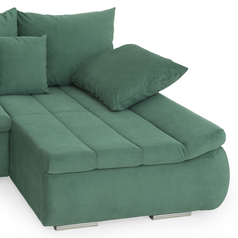 MINIDIAZ Canapea extensibilă, șezlong stânga/dreapta, stofă