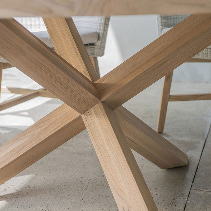 SANTANDER/LOUVRE Set mobilier terasă/grădină, 6 scaune și masă