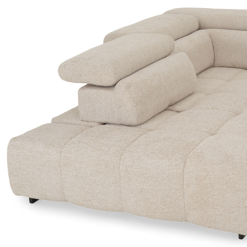 FILLIPA Ansamblu colțar extensibil, șezlong stânga/dreapta, stofă