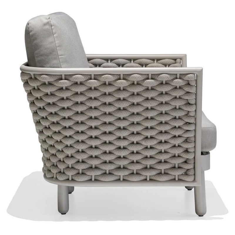 CALOOCAN Set mobilier terasă/grădină, colțar, fotoliu, taburet și măsuță