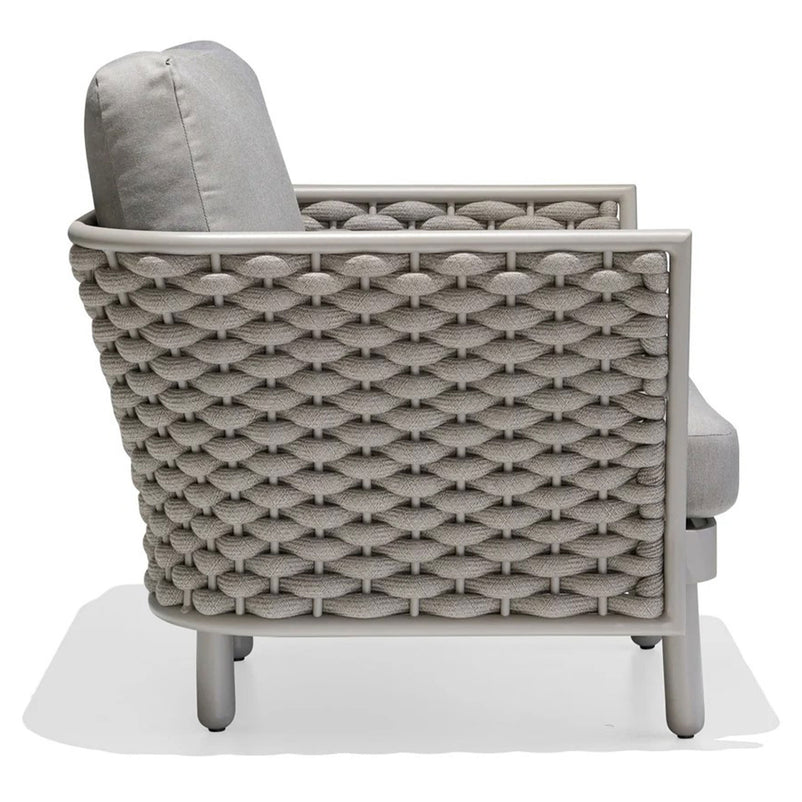 CALOOCAN Set mobilier terasă/grădină, colțar, fotoliu, taburet și măsuță