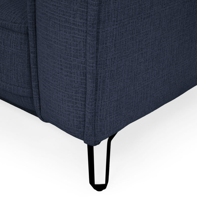 CHOLET Colțar extensibil, șezlong stânga/dreapta, ladă depozitare, stofă