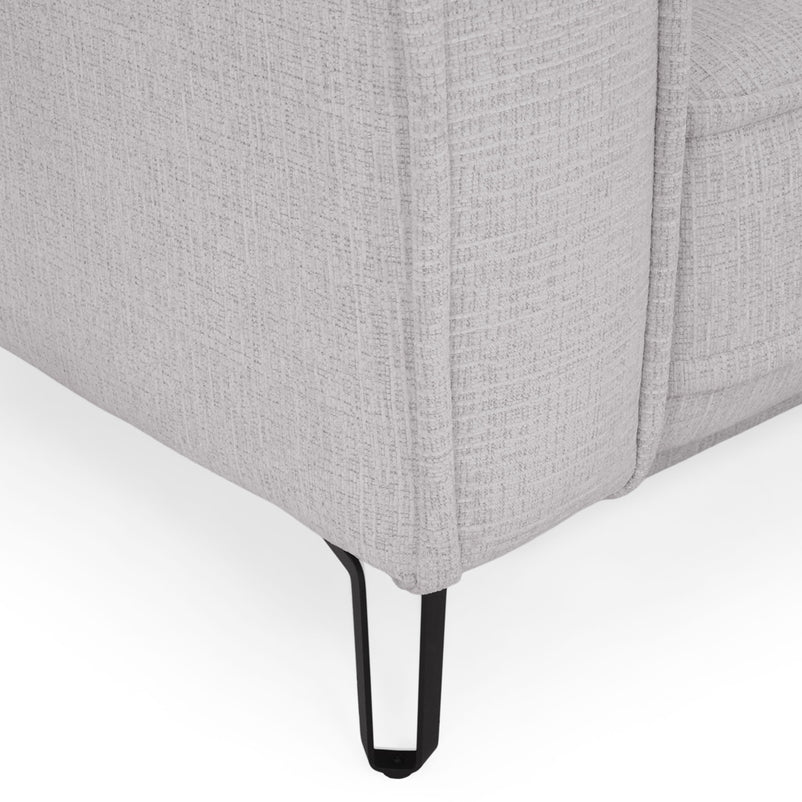 CHOLET Colțar extensibil, șezlong stânga/dreapta, ladă depozitare, stofă