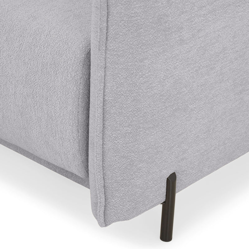 GRIGNY Colțar extensibil, șezlong stânga, ladă depozitare, stofă