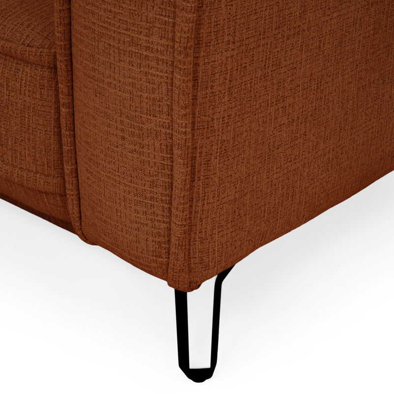 CHOLET Colțar extensibil, șezlong stânga/dreapta, ladă depozitare, stofă