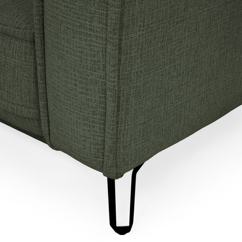 CHOLET Colțar extensibil, șezlong stânga/dreapta, ladă depozitare, stofă