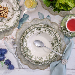 ADELAIDE Farfurie supă, porțelan, D.23.5cm