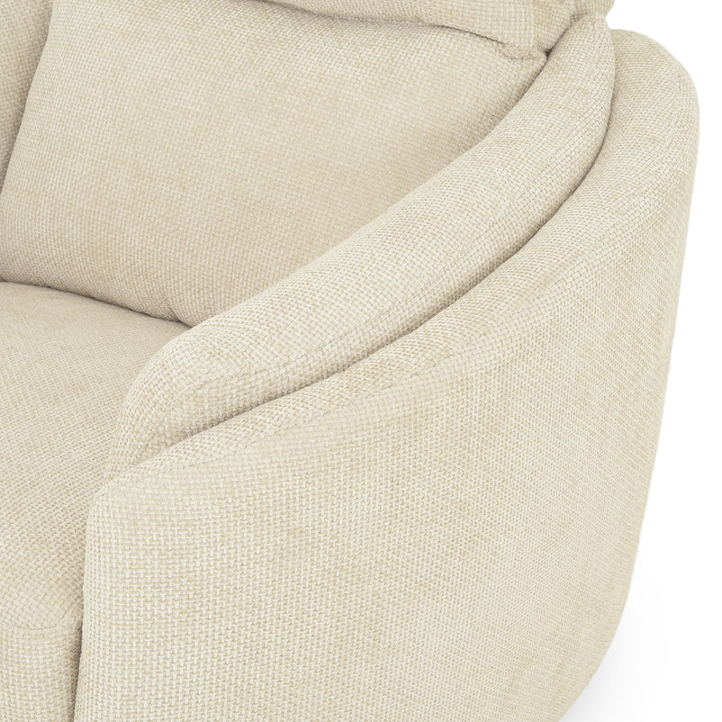 MESSINA Fotoliu, recliner electric, stofă