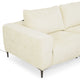 KARSTON Colțar cu șezlong stânga/dreapta, recliner electric, stofă