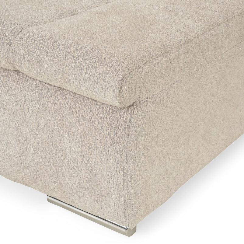 DIAZ Colțar extensibil, șezlong stânga/dreapta, ladă depozitare inclusă, stofă