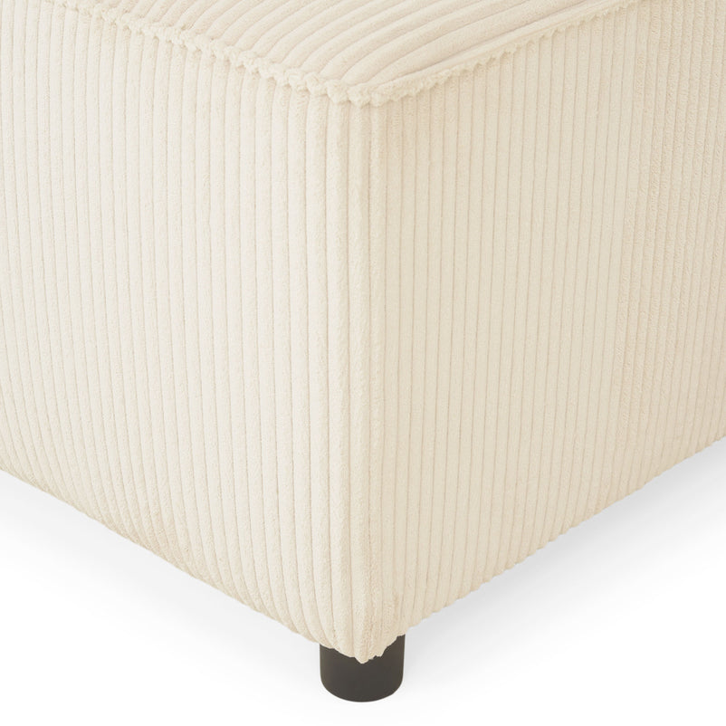 AINE Colțar extensibil, șezlong interschimbabil cu ladă depozitare, stofă