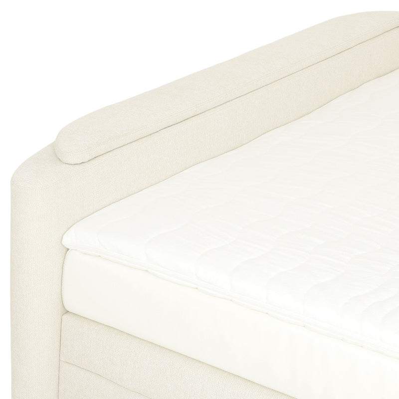 THANI Pat tapițat, 180x200cm, electric, boxspring, spațiu depozitare, saltea, spațiu TV incluse