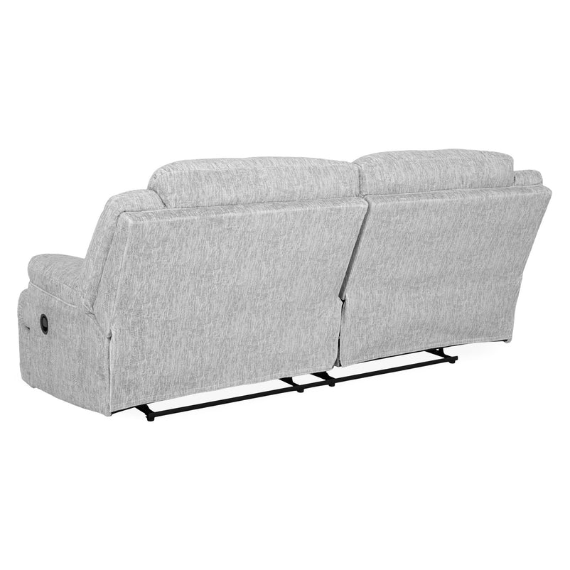 DERBY Canapea 3 locuri cu 2 reclinere manuale, stofă