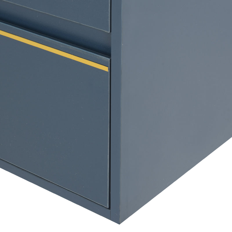 MARINE Set mobilier baie, mască lavoar 2 sertare, lavoar ceramică și dulap baie suspendat cu oglindă