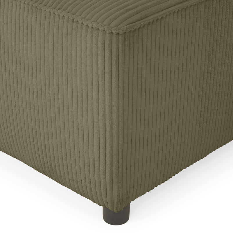 AINE Colțar extensibil, șezlong interschimbabil cu ladă depozitare, stofă