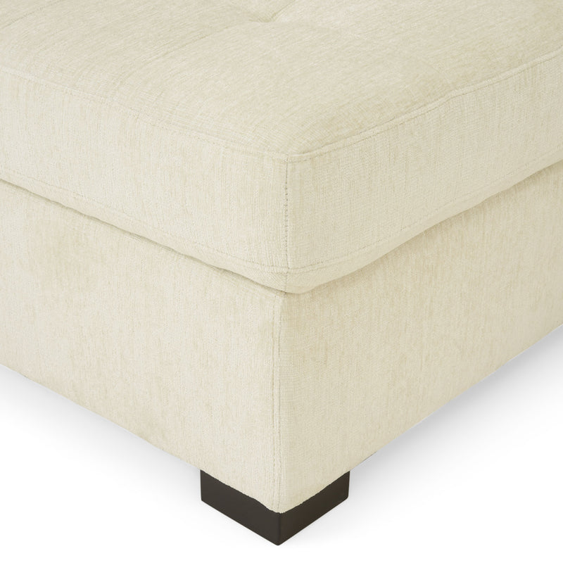 ASCOLI Colțar extensibil, șezlong stânga/dreapta, 4 perne decor incluse, stofă