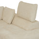 KARSTON Colțar cu șezlong stânga/dreapta, recliner electric, stofă