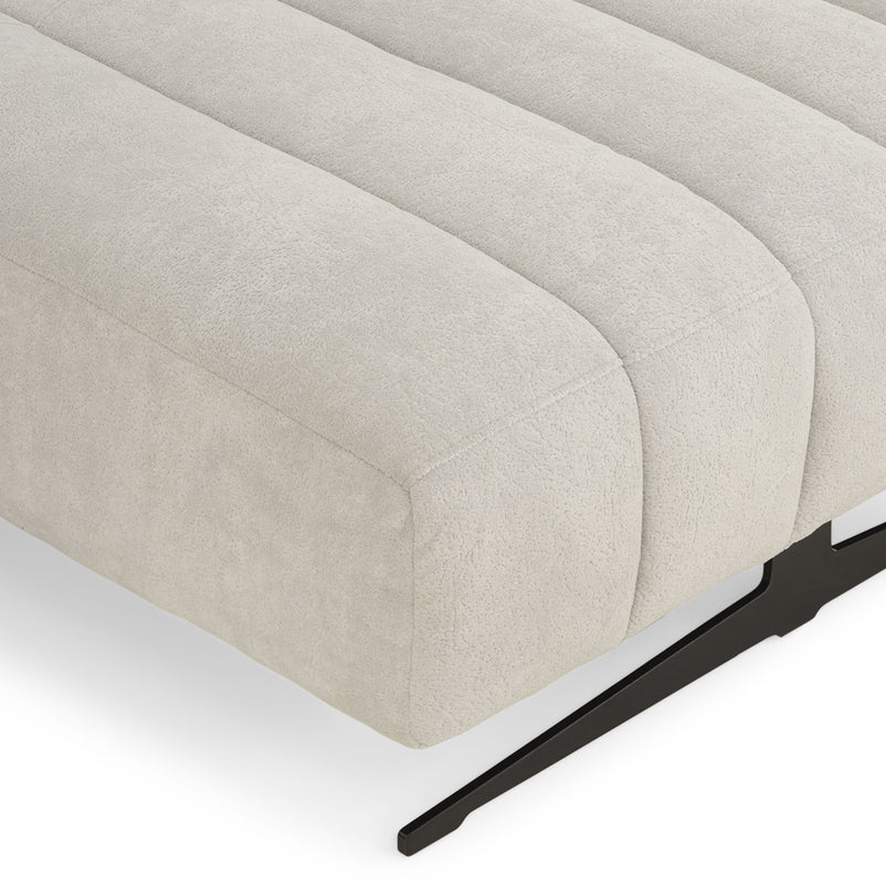 WELBY Colțar, recliner electric, șezlong stânga/dreapta, mecanism tetiere, stofă